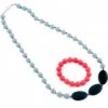 20140126 necklace Smartmama black with bracelet Audrey scarlet red 800.jpeg