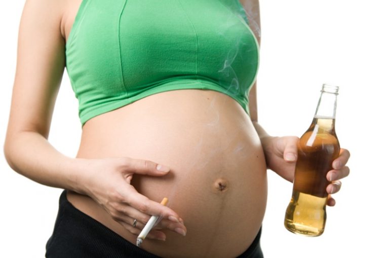 Alcohol en roken tijdens de zwangerschap